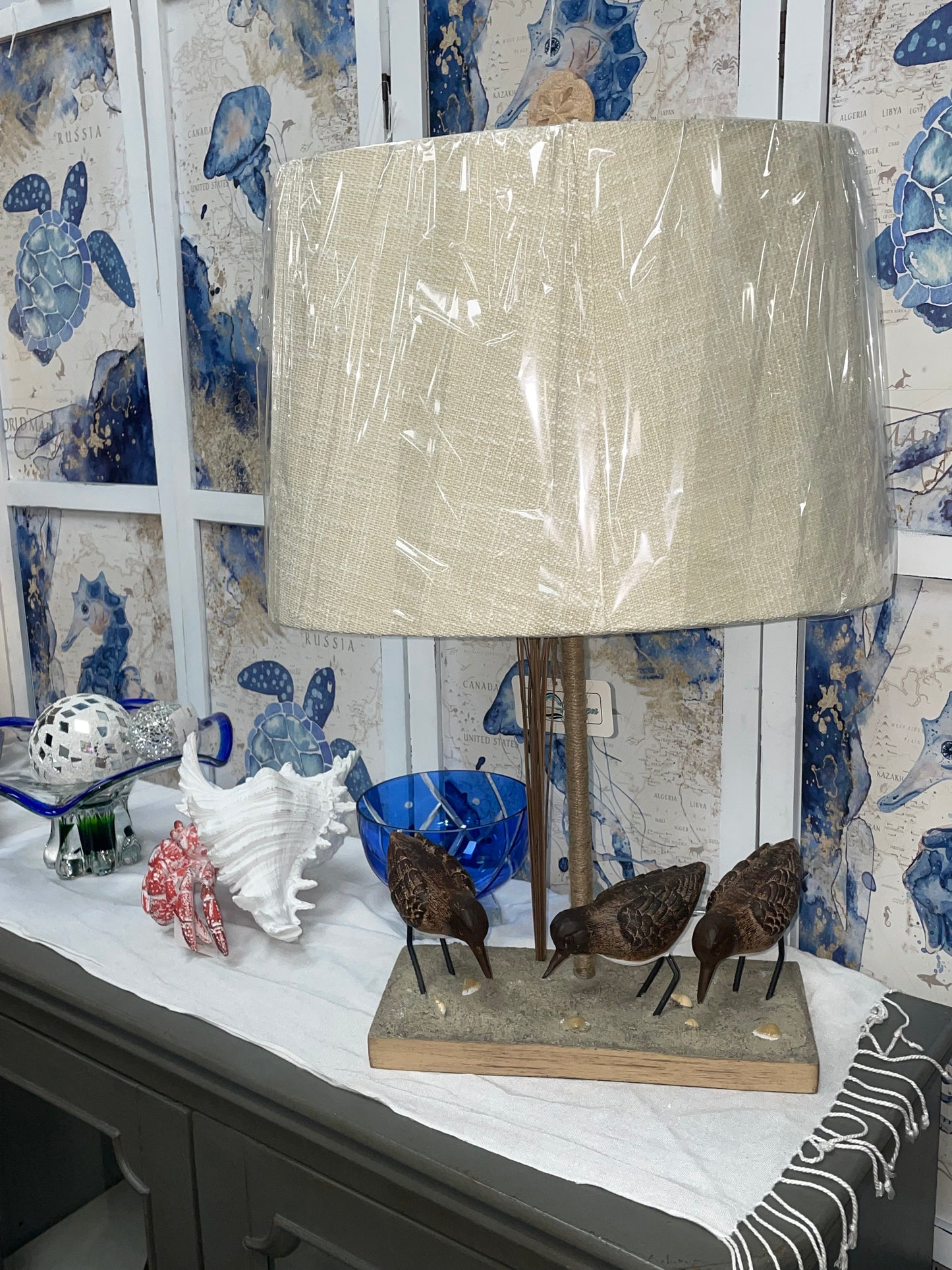 Pair of Sand Piper Table Lamps