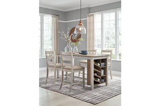 Skempton Counter Height Dining Table with Storage