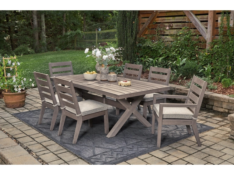 Hillside Barn Outdoor Dining Table and 6 Chairs