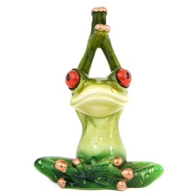 Assorted Yoga Frog Figurine