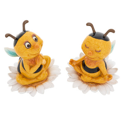 Assorted Yoga Bee Figurine