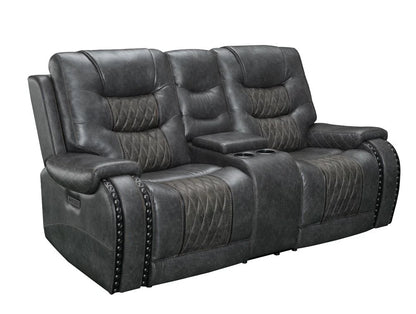 Parker House Outlaw - Stallion Power Console Loveseat