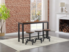 Ashley 3PC Quinidad Counter Height Bar with Twist Adjustable Stools