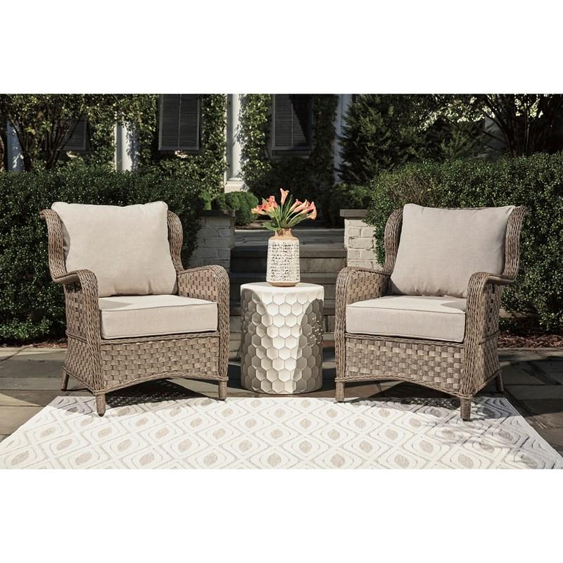 Ashley Clear Ridge Glider Sofa with 2 Chairs and Coffee Table