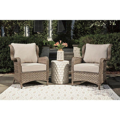 Ashley Clear Ridge Glider Sofa with 2 Chairs and Coffee Table