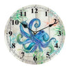NEW Coastal Glass Clock Octopus