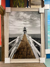 38x52" Framed Lighthouse Art