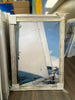 36x48" Framed Up Close Sailboat Art
