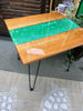 Local Artist Crafted Resin River Wood Table