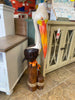 XL Carved Pelican Sitting on Pilings