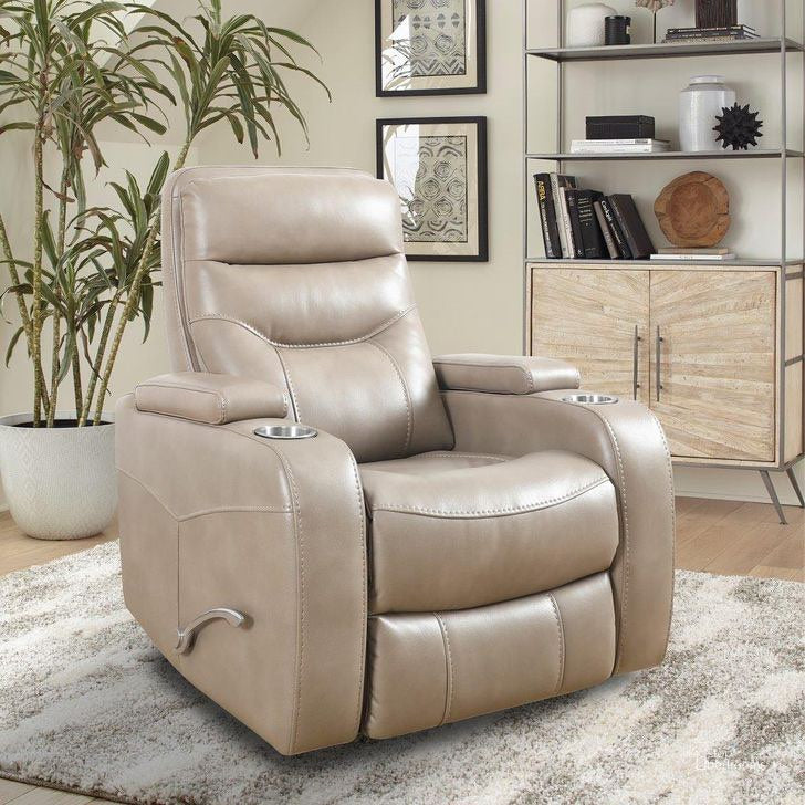 Parker Living Origin - Linen Manual Reclining Home Theater Recliner