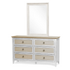 Captiva Island Bedroom 5PC Set Beach Sand/White Wash Finish