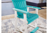Ashley Poly 5PC High Top Eisley Teal and Blue Dining Set