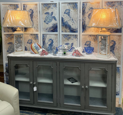 Pair of Turtle Lantern Table Lamps