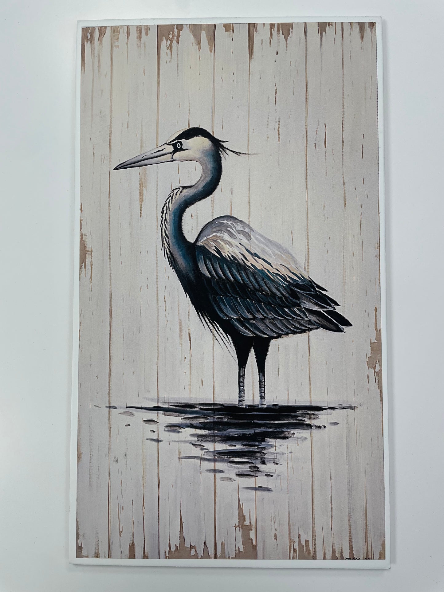 White Coastal End Table