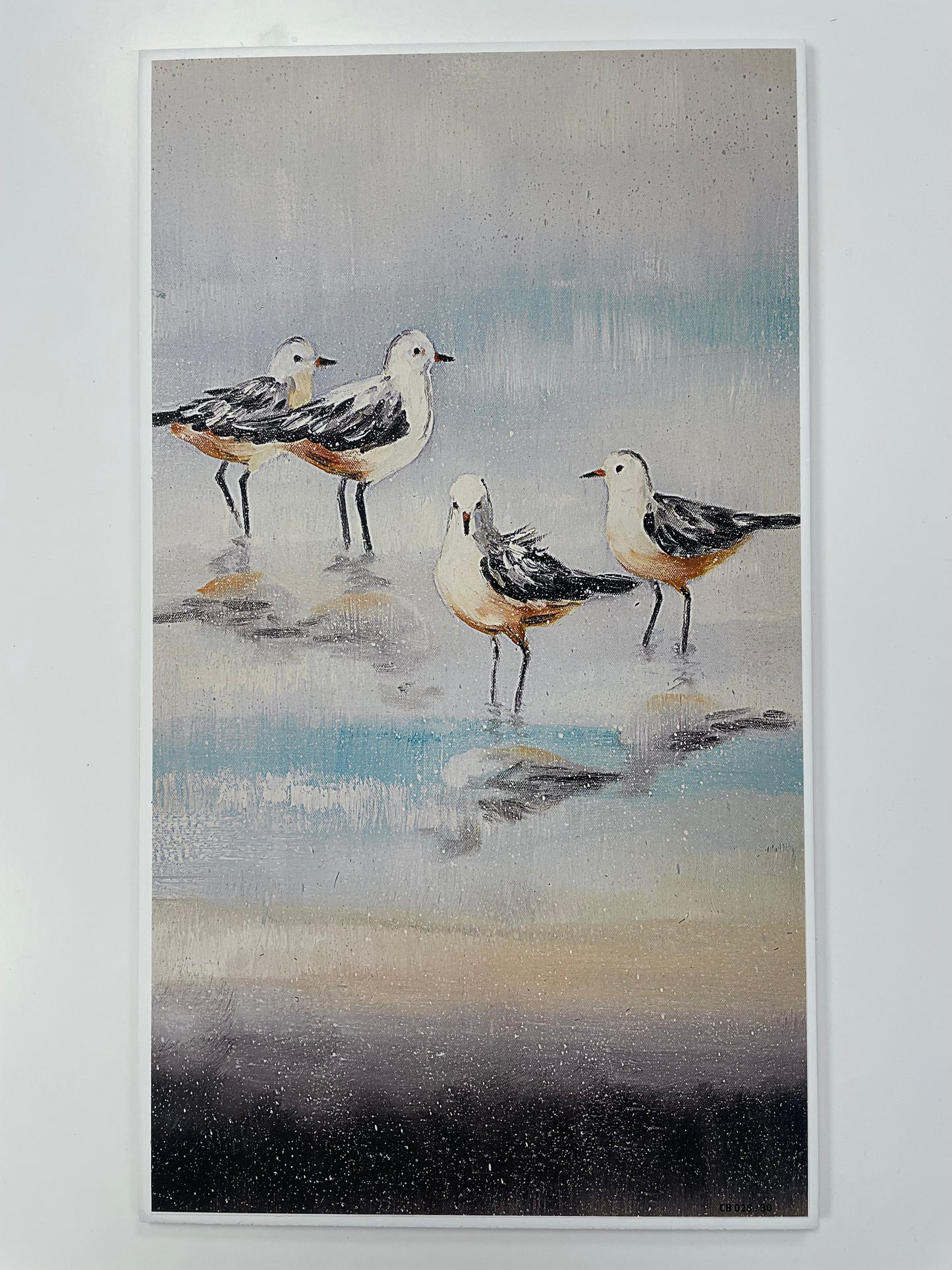 White Coastal End Table