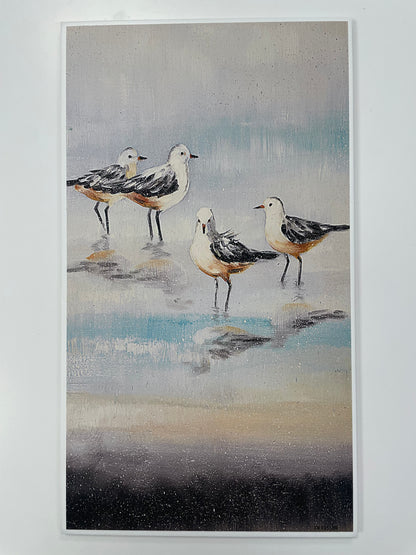 White Coastal End Table