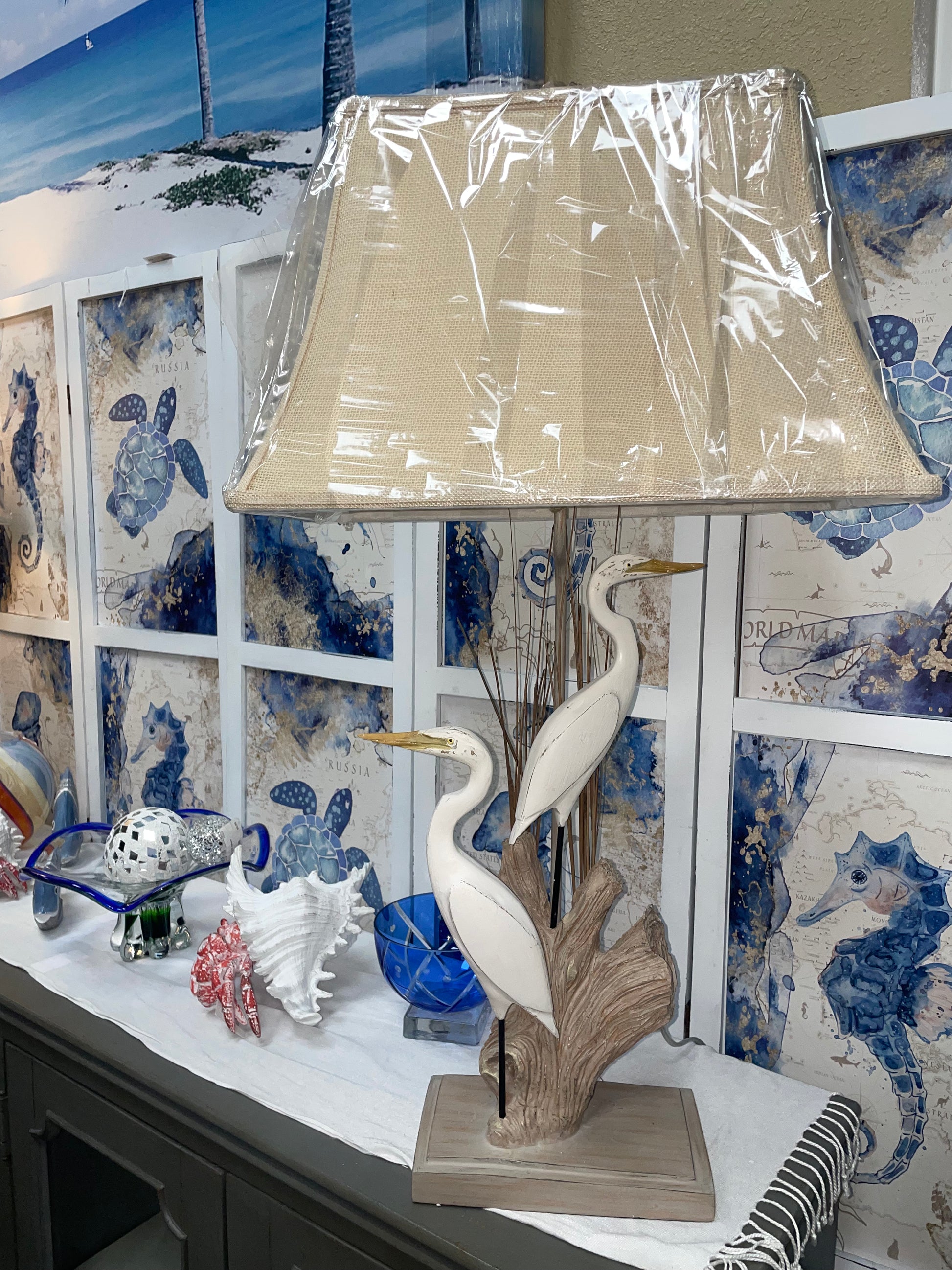 Egret Table Lamp Funkie Junkies Marketplace