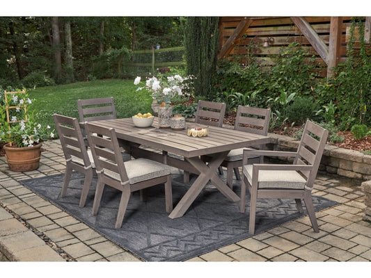 Hillside Barn Outdoor Dining Table and 6 Chairs