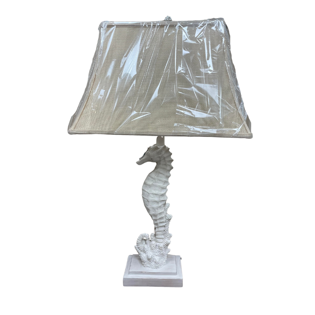 Pair of Seahorse Facing Table Lamps