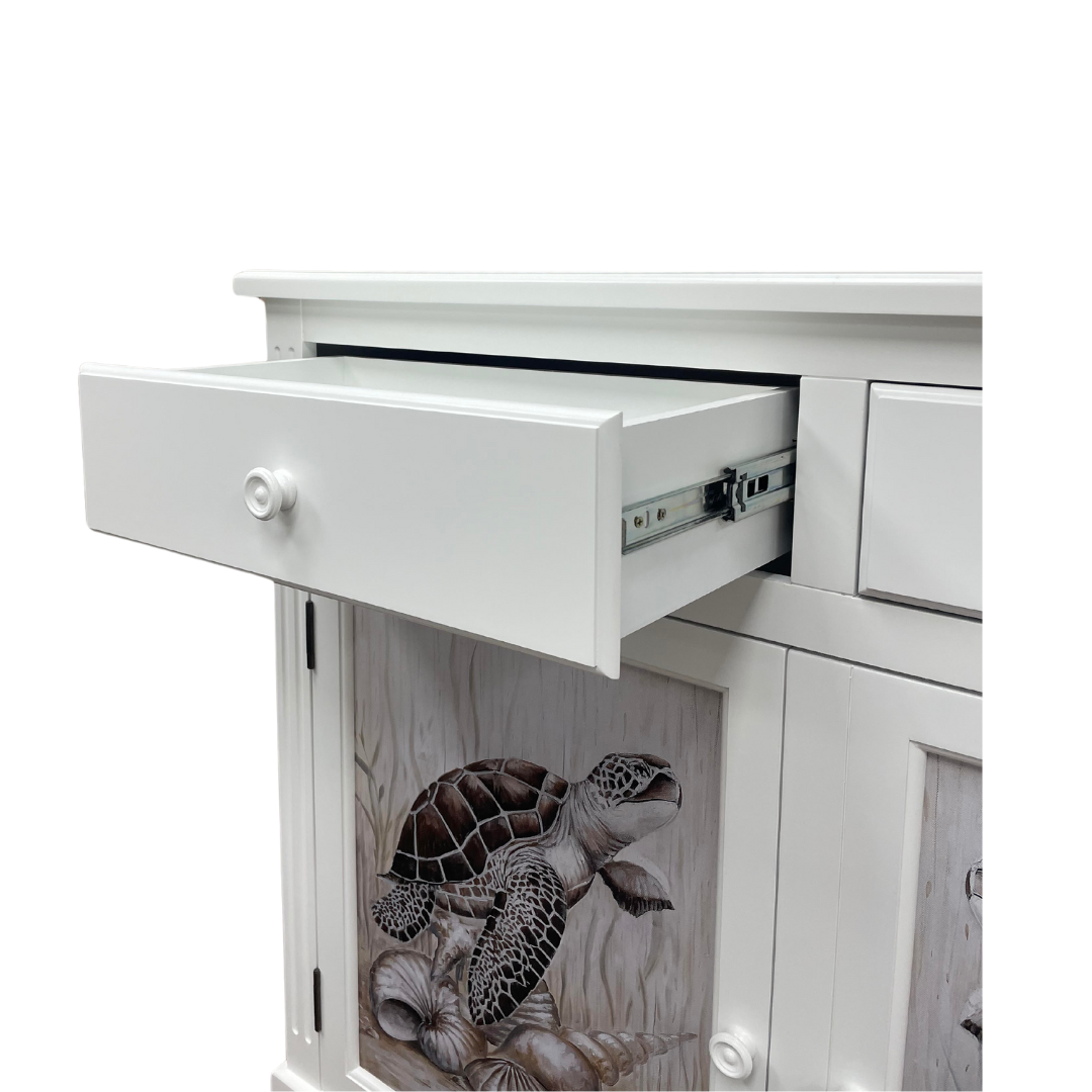 Coastal Console with 2 Drawers and 2 Doors