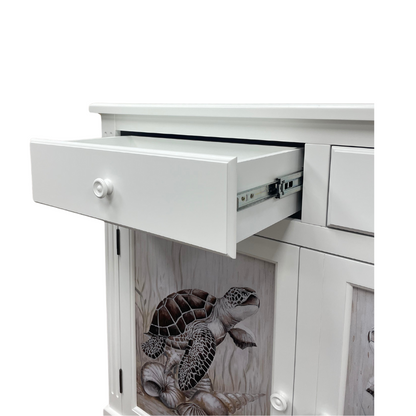 Coastal Console with 2 Drawers and 2 Doors