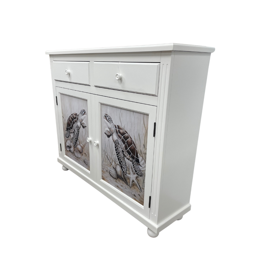 Coastal Console with 2 Drawers and 2 Doors