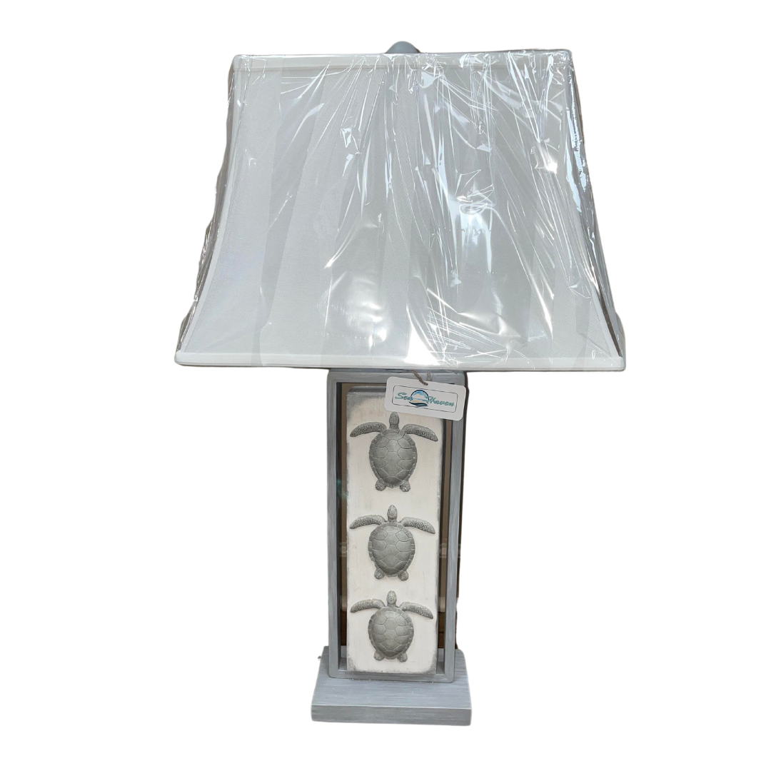 Pair of Triple Turtle Table Lamps