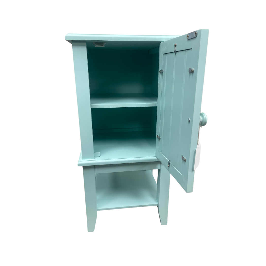 Blue Coastal End Table