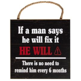 If A Man Says Sign