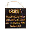 Askhole Sign