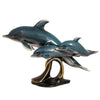 Artistic Triple Dolphin Statue