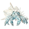 White Washed Blue Crab in Shell