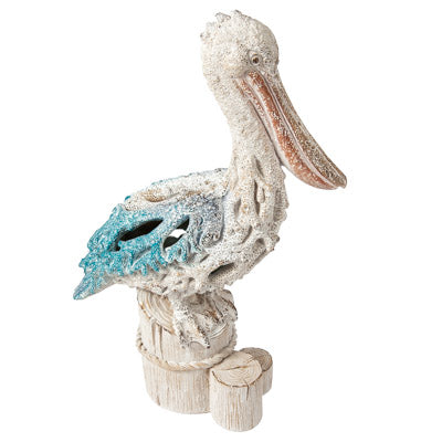 Coral Look Pelican on Posts