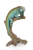 Iguana Resting on Branch Figurine