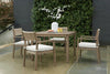 Aria Plains Brown 5PC Eucalyptus Patio Dining Set