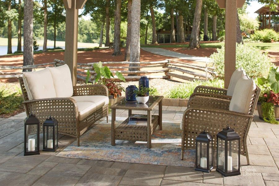 Braylee Driftwood Outdoor Patio Set