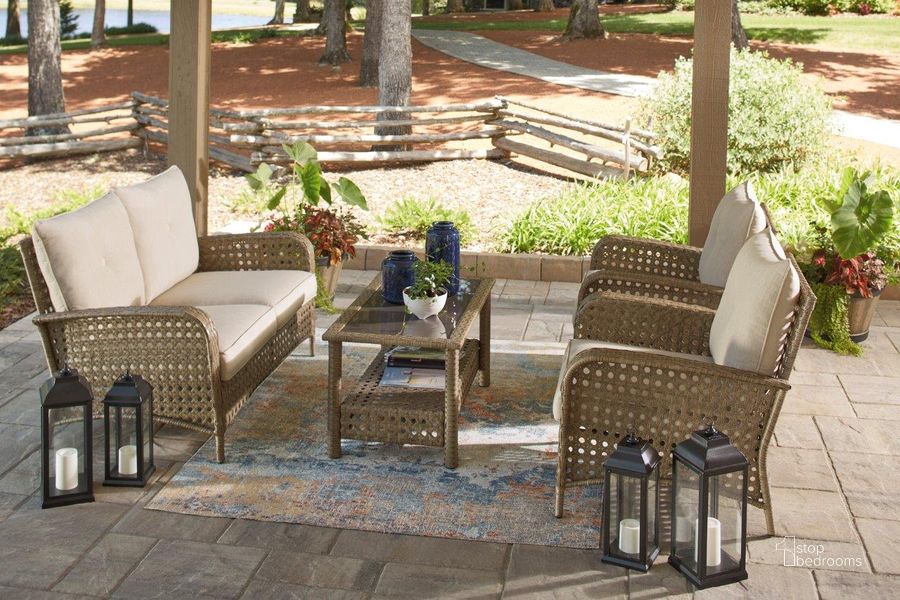 Braylee Driftwood Outdoor Patio Set