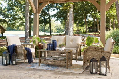 Braylee Driftwood Outdoor Patio Set