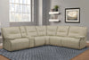 Parker Living Spartacus - Oyster 6 Modular Piece Power Reclining Sectional With Power Adjustable Headrests