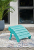 Sundown Treasure Teal Ottoman
