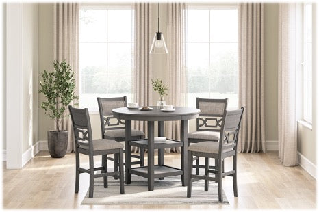 Wrenning Counter Height Dining Table & 4 Barstools