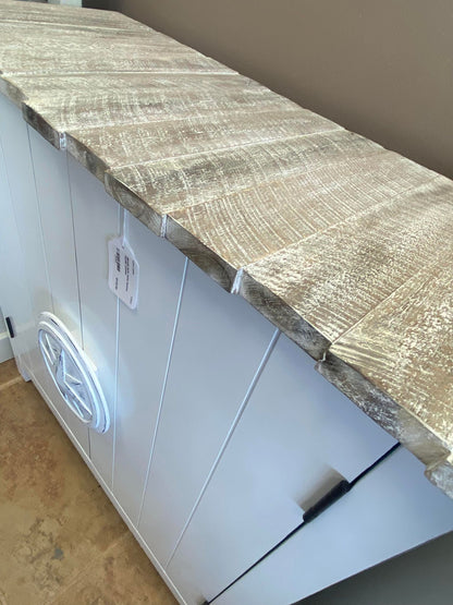 New Coastal Compass Credenza Console