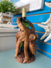 Carved Octopus Wine Bottle Holder