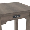 Chairside End Table with USB Ports by Ashley