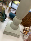 New Seafoam Colored Rustic Accent Lamp